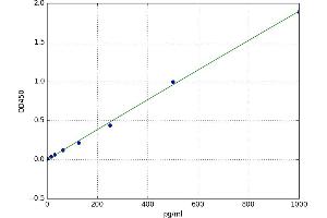 A typical standard curve