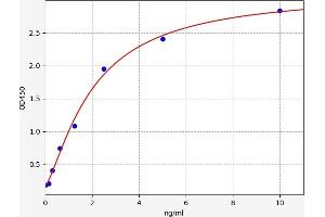 Typical standard curve (PCNA ELISA Kit)