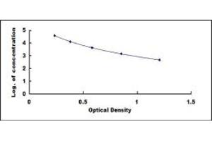 Typical standard curve (Vitamin C ELISA Kit)