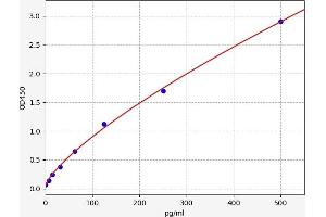Typical standard curve (HNF1B ELISA Kit)
