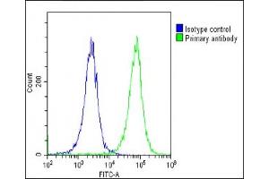 Flow Cytometry (FACS) image for anti-Cyclin-Dependent Kinase Inhibitor 2A (Melanoma, P16, Inhibits CDK4) (CDKN2A) (AA 104-131), (C-Term) antibody (ABIN1981278)