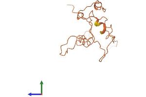 AlphaFold protein structure predicition of Human Recombinant KRTAP9-4 Protein, UniprotID Q9BYQ2