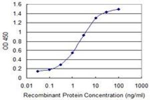 Detection limit for recombinant GST tagged LALBA is 0. (LALBA antibody  (AA 33-142))