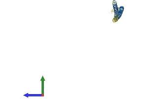 AlphaFold protein structure predicition of Human Recombinant MRFAP1 Protein, UniprotID Q9Y605