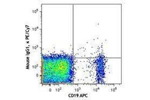 Flow Cytometry (FACS) image for Mouse anti-Human Ig (Light Chain) antibody (PE-Cy7) (ABIN2667026) (Mouse anti-Human Ig (Light Chain) Antibody (PE-Cy7))