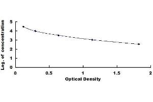 Typical standard curve