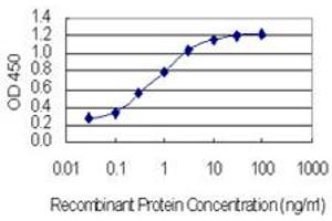 Detection limit for recombinant GST tagged IGDCC3 is 0. (IGDCC3 antibody  (AA 37-136))