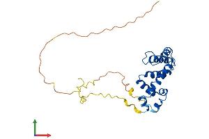 AlphaFold protein structure predicition of Mouse Recombinant Rgs18 Protein, UniprotID Q99PG4 (RGS18 Protein (AA 1-235) (His tag))