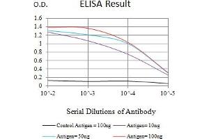 Black line: Control Antigen (100 ng),Purple line: Antigen (10 ng), Blue line: Antigen (50 ng), Red line:Antigen (100 ng) (TLR3 antibody  (AA 24-217))