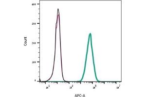 Direct flow cytometry of ATX-II in live intact human AC16 cells. (ATX-II peptide (Atto 647N))