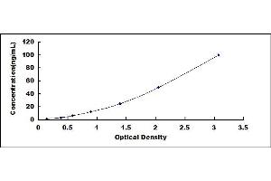 Typical standard curve (PIK3C3 ELISA Kit)