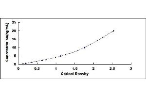 Typical standard curve (Neurturin ELISA Kit)