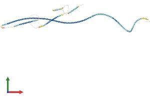 AlphaFold protein structure predicition of Mouse Recombinant Sdccag8 Protein, UniprotID Q80UF4