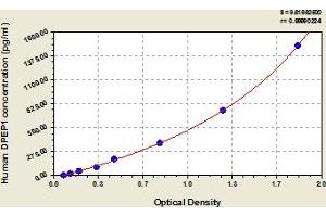 Typical Standard Curve (DPEP1 ELISA Kit)