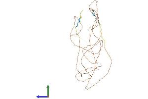 AlphaFold protein structure predicition of Mouse Recombinant Loricrin Protein, UniprotID P18165 (LOR Protein (AA 1-486) (His tag))
