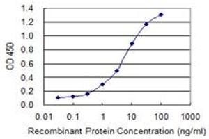 Detection limit for recombinant GST tagged EHD2 is 0. (EHD2 antibody  (AA 365-427))
