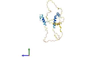 AlphaFold protein structure predicition of Human Recombinant FRAT2 Protein, UniprotID O75474
