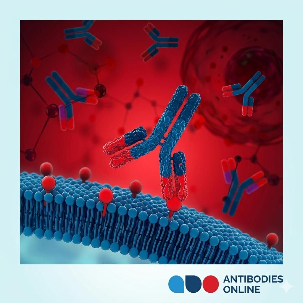 High-specificity antibodies binding to cell surface receptors for research and diagnostics.